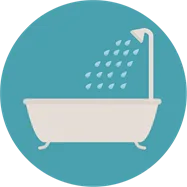 Shower and Bath Hot Water
