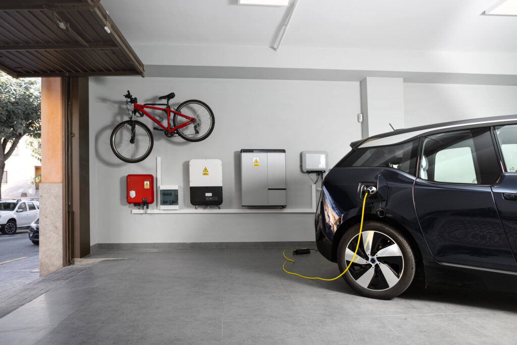 Electric Vehicle charging station at home